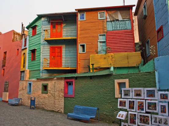 A typical neighborhood in Buenos Aires