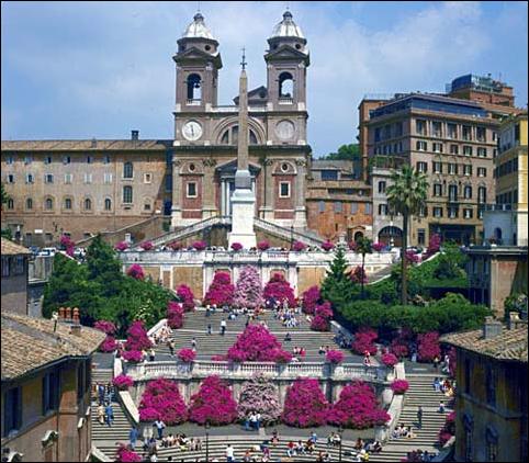 Staying near the Spanish Steps in Rome will drive up hotel rates.  Choose to stay and eat away from main attractions to save money.