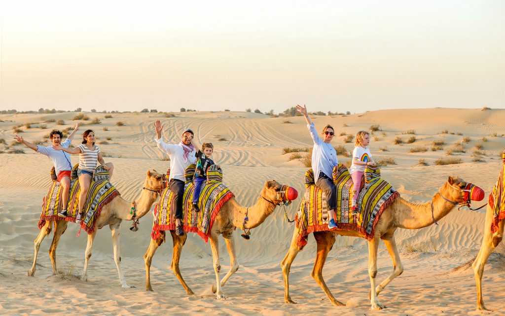 Camel ride in Dubai