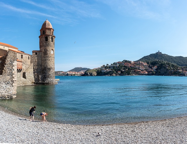 The 14 most beautiful beaches in France: Plage de Collioure, Collioure
