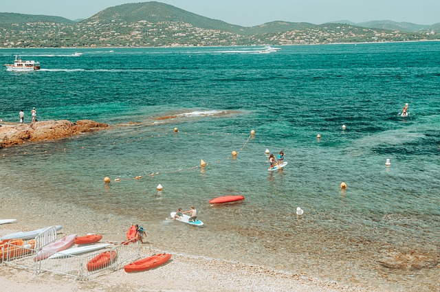 The 14 most beautiful beaches in France: Plage de Pampelonne, Saint-Tropez