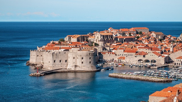 view of Dubrovnik Croatia