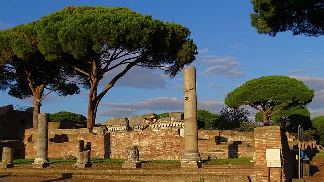Ostia Antica Ruins in Rome