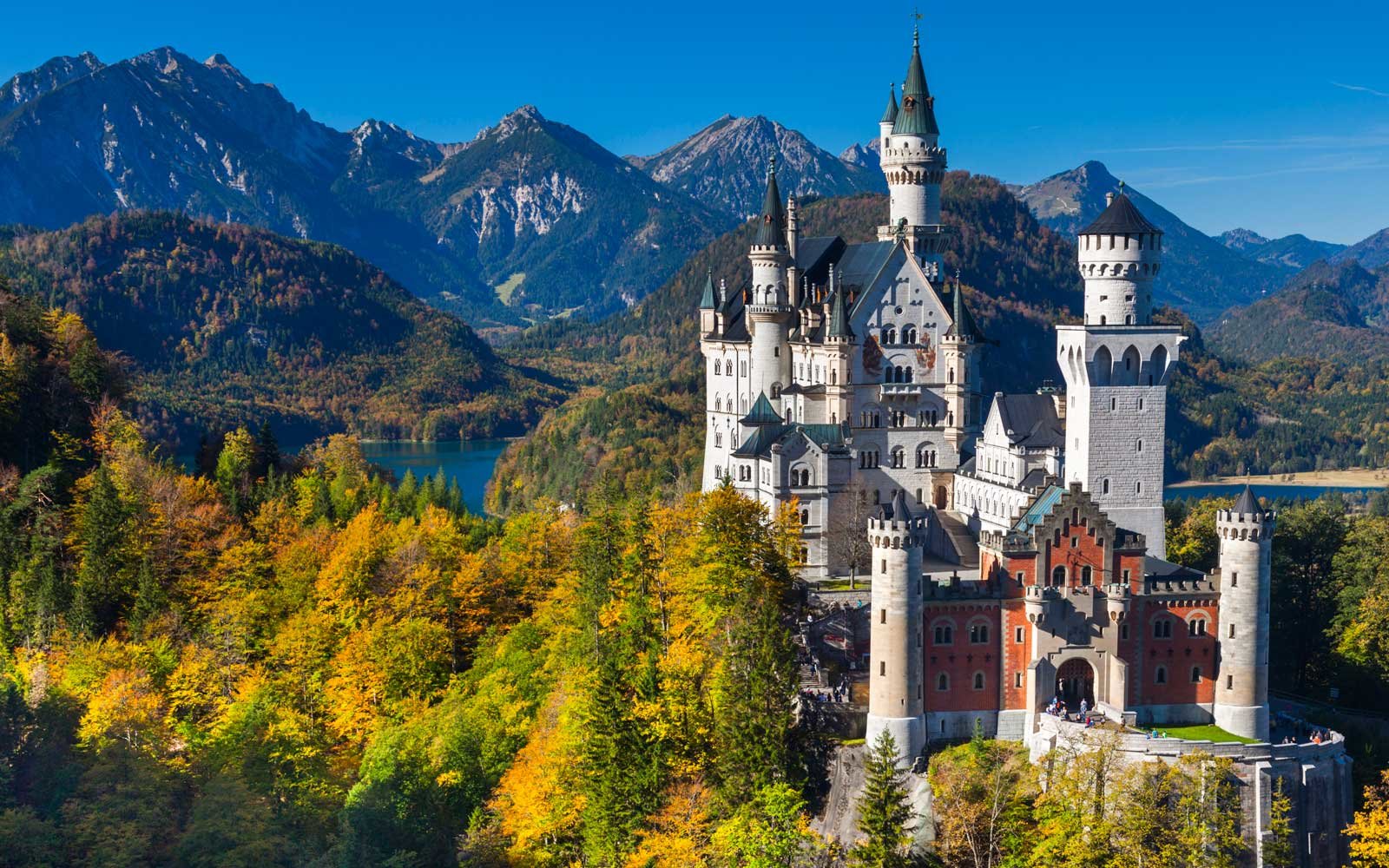 Il Castello di Neuschwanstein in Bavaria